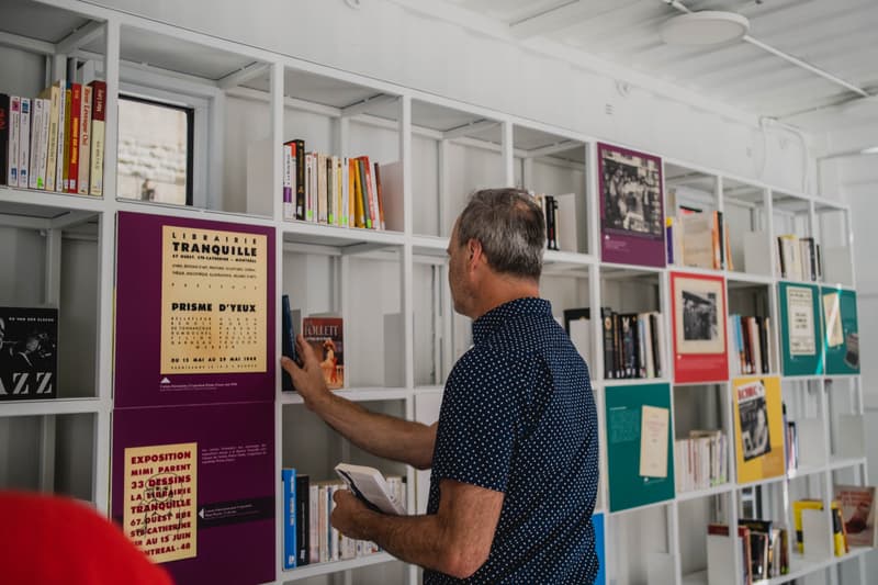 Henri Tranquille et sa librairie Tranquille