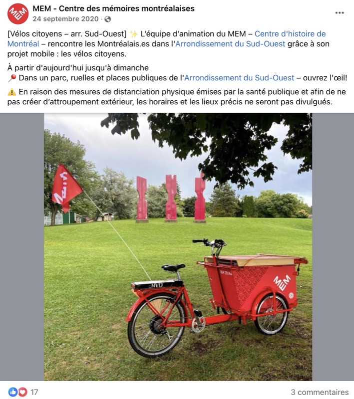 Le MEM Mobile Vélos citoyens - Image 8